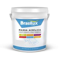 Massa Acrílica Corrida Parede Acabamento Uso Externo Interno Brasilux 1,45 kg Massa Acrílica Corrida Parede Acabamento Uso Externo Interno Brasilux 1,45 kg