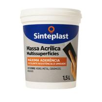 Massa Acrílica Multissuperfícies 1,5kg Sinteplast Massa Acrílica Multissuperfícies 1,5kg Sinteplast