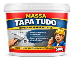 Massa Acrilica para Vedação Tapa Tudo Cumc Branca 500g Massa Acrilica para Vedação Tapa Tudo Cumc Branca 500g