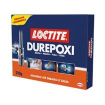 Massa Adesiva Epóxi Durepoxi 250g Loctite Henkel Cola Cor Cinza Massa Adesiva Epóxi Durepoxi 250g Loctite Henkel Cola Cor Cinza