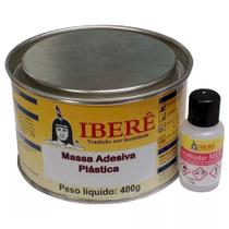 Massa Adesiva Plástica Preta 400g - Iberê - Ibere