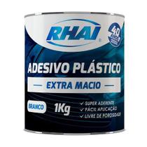 Massa/Adesivo Plastico Rhai Extra Macio - 01 kg + cat. 9 gr