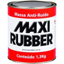 Massa Anti Ruído 1,3 Kg Vedação Para Automóveis Maxi Rubber Massa Anti Ruído 1,3 Kg Vedação Para Automóveis Maxi Rubber