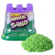 Massa Areia Verde Neon 141g Com Molde De Castelo Massa Areia Para Modelar Kinetic Sand SUNNY 1800