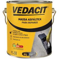 Massa Asfáltica para Reparos 4Kg Carbolástico - 121805 - VEDACIT