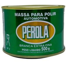 Massa automotiva para Polir branca extra fina N 2 500G - PEROLA