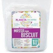Massa Biscuit Planeta das artes Branca 1kg