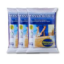 Massa Bloco Pronta Silaquá Tijolos Nivelar Parede Casa 15kg