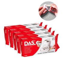 Massa Cerâmica Fria DAS 2,5kg Modelar Escultura Branca