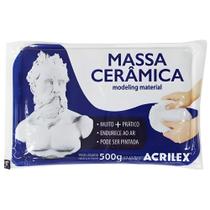 Massa Cerâmica para Modelagem Acrilex 500 Gramas