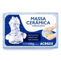 Massa Cerâmica para Modelar 500g Acrilex Massa Cerâmica para Modelar 500g Acrilex