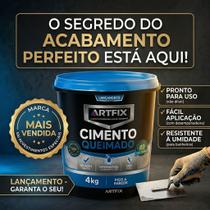 Massa Cimento 4Kg Revestimento Queimado Massa Cimento 4Kg Revestimento Queimado