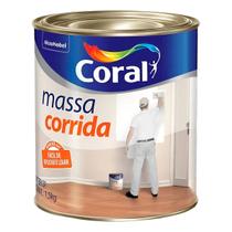 Massa Corrida Branca Fosco Interno Coral 1,5kg Massa Corrida Branca Fosco Interno Coral 1,5kg