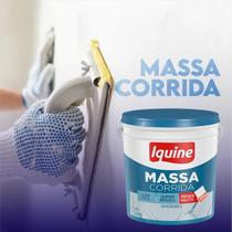 Massa Corrida Profissional Rende Muito Branca 5,4Kg Iquine Áreas Internas