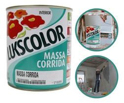 Massa Corrida Pva Lukscolor 5,6kg Nivela E Corrige