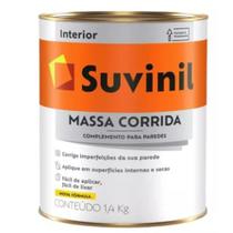 Massa Corrida Suvinil Pva Branca 1,4kg Rende 4m2 Massa Corrida Suvinil Pva Branca 1,4kg Rende 4m2