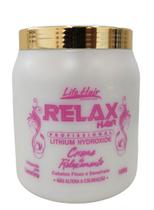 Massa Creme Relaxamento Lithium Life Hair 1kg