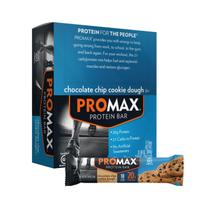 Massa de biscoito Protein Bar Promax Chocolate Chip 20g x 12 sem glúten