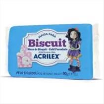 Massa de biscuit Acrilex azul celeste 90g