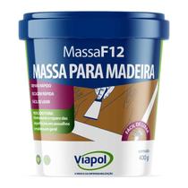 Massa de Emulsao Acrilica Para Madeira F-12 Cerejeira 400g Viapol