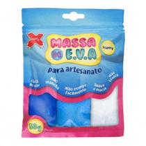Massa de EVA 50g 3 Cores Make + Tons de Azul
