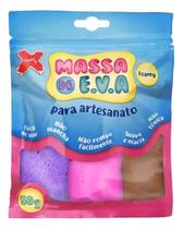 Massa De Eva 50g 5 Cores Make + 13.020 Cor Colorido Massa De Eva 50g 5 Cores Make + 13.020 Cor Colorido