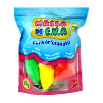Massa De Eva 5cores Sort.Br/Vm/Az/Vd/Am 50g UNIDADE Make+ Massa De Eva 5cores Sort.Br/Vm/Az/Vd/Am 50g UNIDADE Make+
