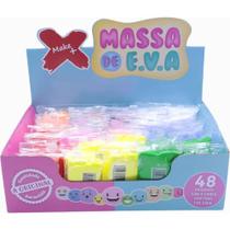 Massa de EVA 8 Cores Sortidas Total 480G DP.C/48