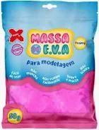 Massa de eva - cor rosa 50g make +