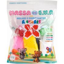 Massa De Eva Criativa Animais Com Molde 60g Pacote Massa De Eva Criativa Animais Com Molde 60g Pacote