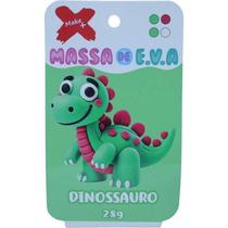 Massa De Eva Criativa Dinossauro Com 04 Cores 28g Massa De Eva Criativa Dinossauro Com 04 Cores 28g