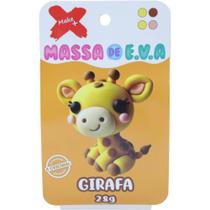 Massa de EVA Criativa Girafa com 4 Cores 28G