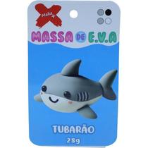 Massa De Eva Criativa Tubarão Com 04 Cores 28g Massa De Eva Criativa Tubarão Com 04 Cores 28g
