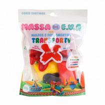 Massa de EVA em pote 60g 6 cores Transporte - Gatte Massa de EVA em pote 60g 6 cores Transporte - Gatte