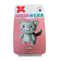 Massa De Eva Em Pote De 28g 4 Cores Cada com tema de Animais Make Massa De Eva Em Pote De 28g 4 Cores Cada com tema de Animais Make