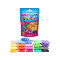 Massa De EVA Make + 20 Cores Sortidas Massinha Modelar 250 g