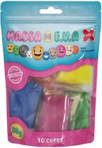 Massa de eva Make+ com 10 cores 50g