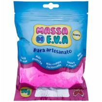 Massa de eva p/artesanto 50g rosa / un / make+