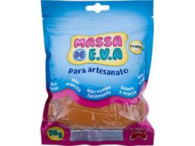 Massa de Eva Para Artesanato Marrom 50 Gramas - Make