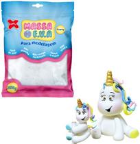 Massa de eva para modelagem branca 250g