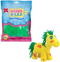 Massa de eva para modelagem verde escuro 250g