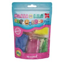 Massa De Eva Para Modelar 10 Cores Make+ Pacote 50g