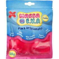 Massa De Eva Para Modelar Make+ Pacote 50g Vermelho - Make +