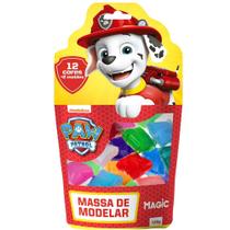 Massa de modelar 12 cores 2 moldes patrulha canina vermelho Massa de modelar 12 cores 2 moldes patrulha canina vermelho