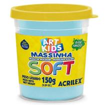 Massa De Modelar 150gr Acrilex Soft Azul Bebê Massa De Modelar 150gr Acrilex Soft Azul Bebê