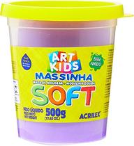 Massa De Modelar 500gr Acrilex Soft Violeta