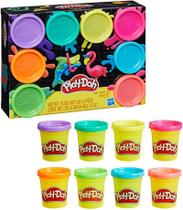 Massa de Modelar - 8 Cores Play Doh Neon HASBRO