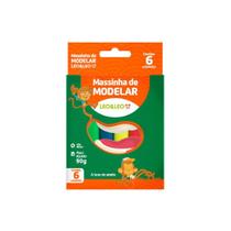 Massa de modelar 90g Cx C/6 Cores Pct c/36 - LEONORA