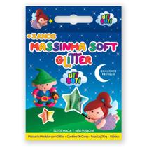 Massa de Modelar 90g Glitter com 6 Unidades Uti Guti 006001