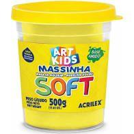 Massa de modelar Acrilex 500g amarelo limão Massa de modelar Acrilex 500g amarelo limão